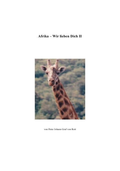 'Cover von Afrika – Wir lieben Dich II'-Cover