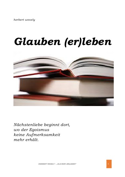 'Cover von Glauben (er)leben'-Cover