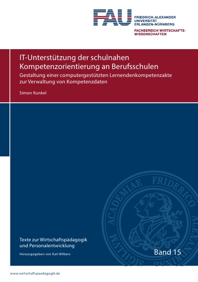 'Cover von IT-Unterstützung der schulnahen Kompetenzorientierung an Berufsschulen'-Cover