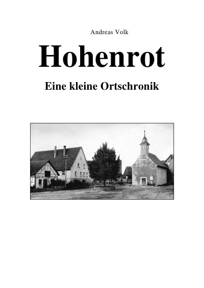 'Cover von Hohenrot – eine kleine Ortschronik'-Cover