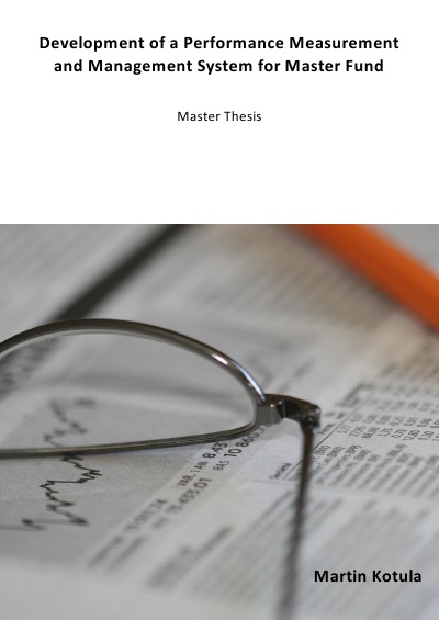 'Cover von Development of a Performance Measurement and Management System for a Master Fund'-Cover