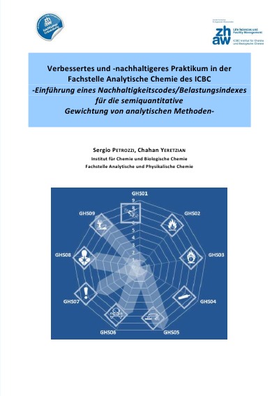 'Cover von Einführung eines Nachhaltigkeitscodes/Belastungsindexes für die semiquantitative Gewichtung von analytischen Methoden'-Cover