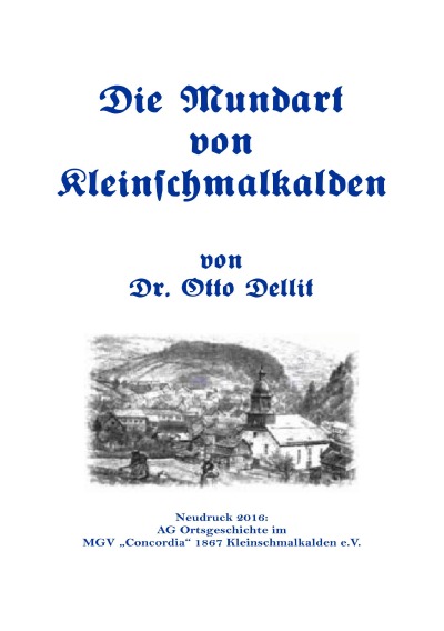 'Cover von Die Mundart von Kleinschmalkalden'-Cover