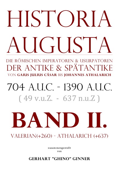 'Cover von HISTORIA AUGUSTA Band II.'-Cover