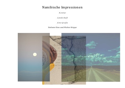 'Cover von Namibische Impressionen'-Cover