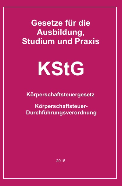 'KStG'-Cover