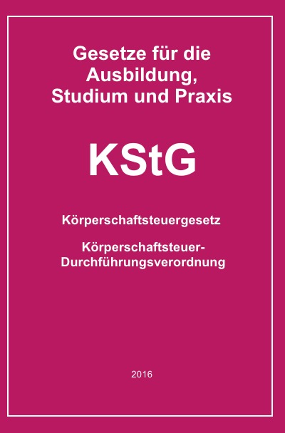 'Cover von KStG'-Cover