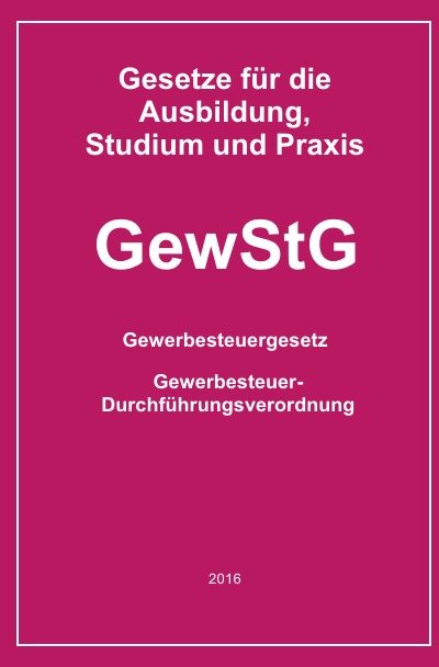 'Cover von GewStG'-Cover
