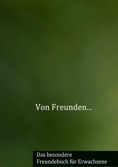 'Von Freunden…'-Cover