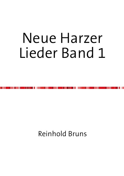 'Neue Harzer Lieder Band 1'-Cover