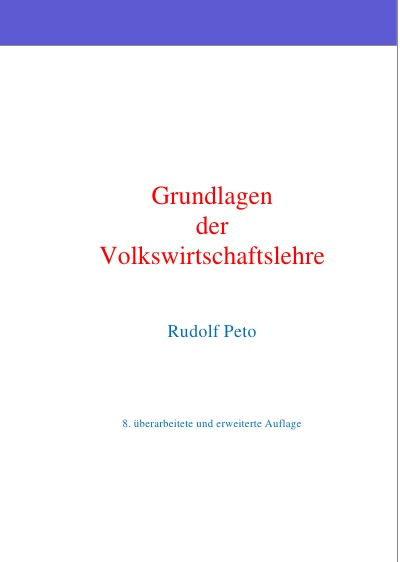 'Cover von Grundlagen       der Volkswirtschaftslehre'-Cover