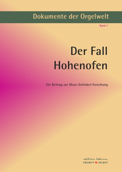 'Der Fall Hohenofen'-Cover
