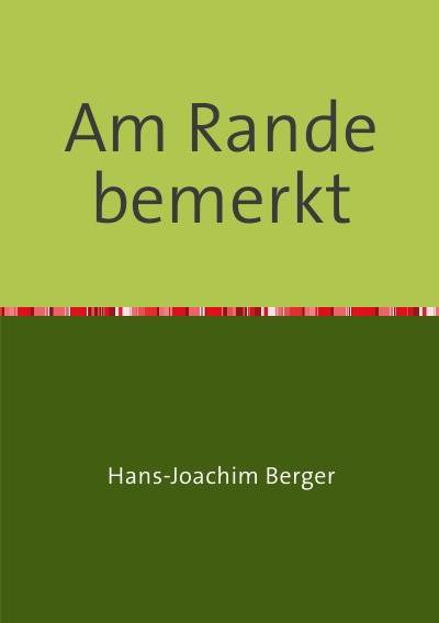 'Cover von Am Rande bemerkt'-Cover