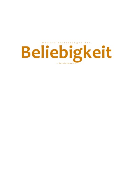 'Cover von Weitere Verfassungen der Beliebigkeit'-Cover