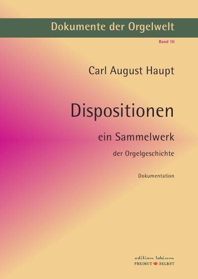 'Dispositionen'-Cover