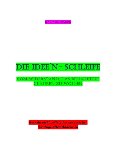'Die Ideen- Schleife'-Cover