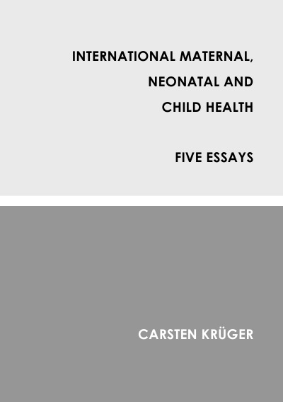 'Cover von International maternal, neonatal and child health'-Cover