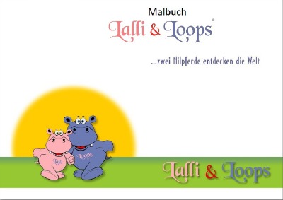 'Cover von Lalli & Loops Malbuch'-Cover