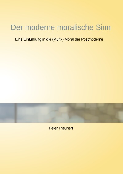 'Der moderne moralische Sinn'-Cover