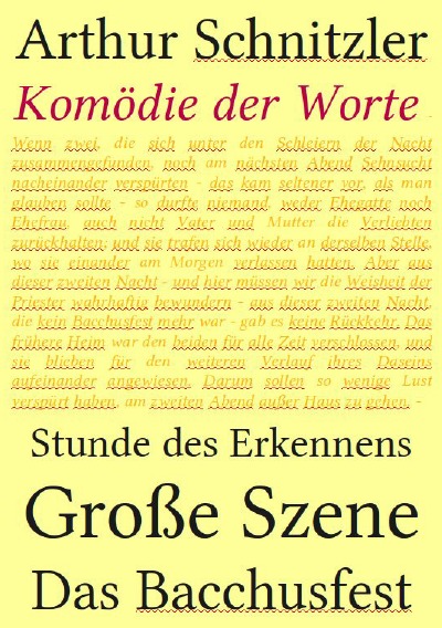 'Komödie der Worte'-Cover