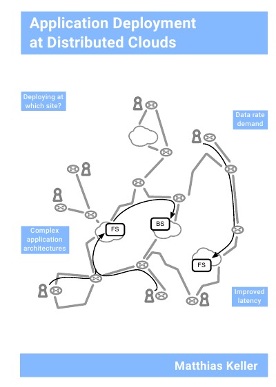 'Cover von Application Deployment at Distributed Clouds'-Cover