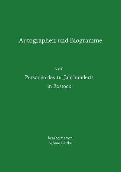 'Cover von Autographen und Biogramme'-Cover