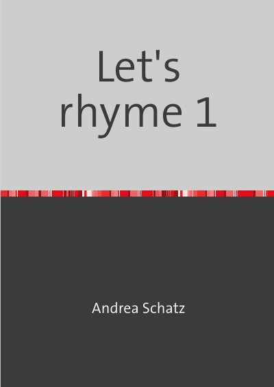 'Let’s rhyme 1'-Cover