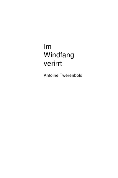 'Cover von Im Windfang verirrt'-Cover