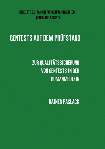 'Cover von Gentests auf dem Prüfstand'-Cover