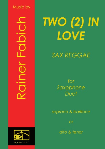 'TWO (2) IN LOVE – Sax Reggae'-Cover