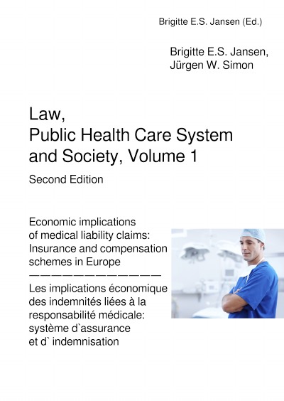 'Law, Public Health Care System and Society, Volume 1, Second edition'-Cover