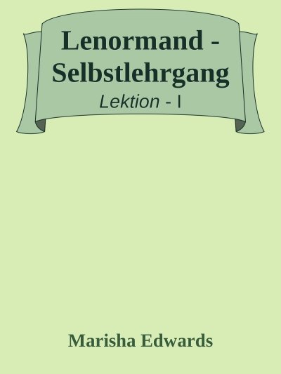 'Cover von Lenormand – Selbstlehrgang'-Cover
