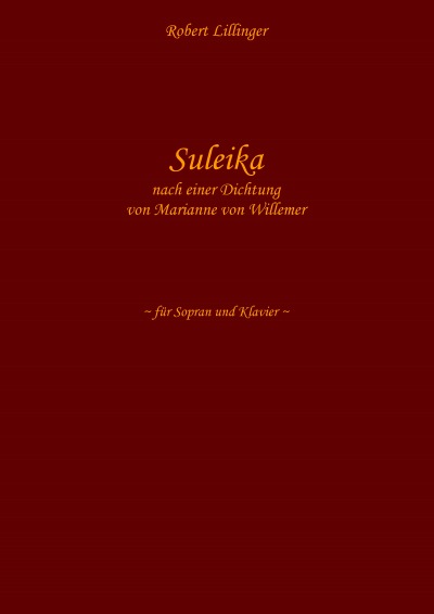 'Cover von Suleika'-Cover