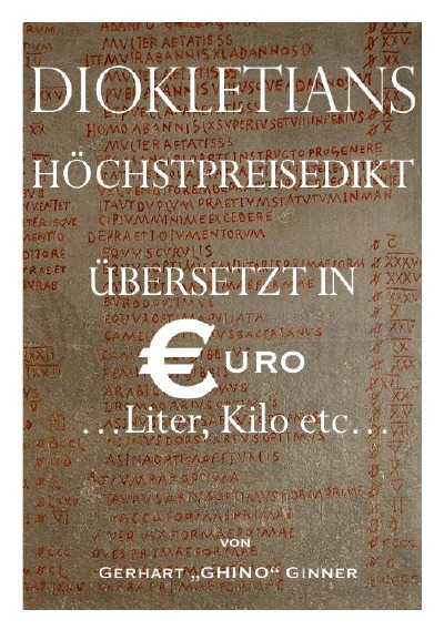 'Diokletians Höchstpreisedikt in Euro, Liter & Kilo'-Cover