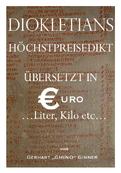 'Cover von Diokletians Höchstpreisedikt in Euro, Liter & Kilo'-Cover