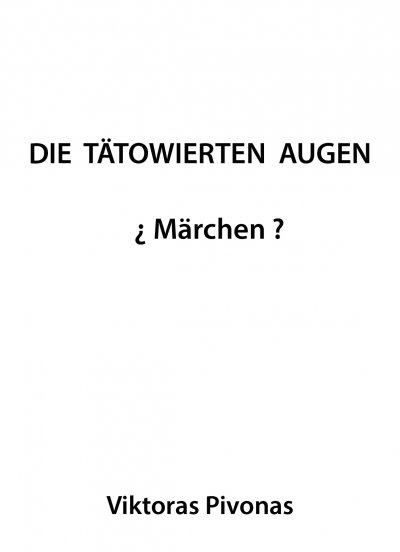 'Die tätowierten Augen'-Cover