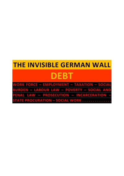 'Cover von THE INVISIBLE GERMAN WALL: DEBT'-Cover
