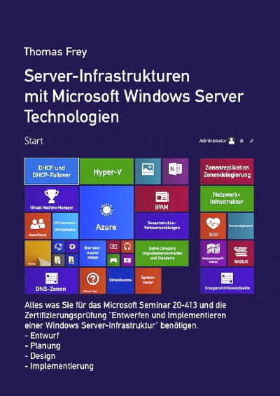 'Server-Infrastrukturen mit Microsoft Windows Server Technologien'-Cover