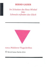 Im Schatten des Rosa Winkel oder Schwule erfinden das Glück - 3. überarbeitete Neuauflage 9/2016 - Bernd Gaiser