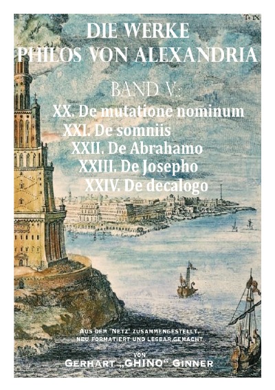 'Die Werke Philos von Alexandria Band V.'-Cover
