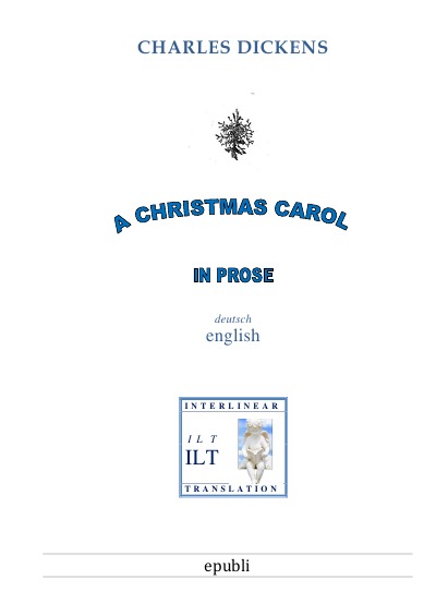 'A Christmas Carol in Prose'-Cover
