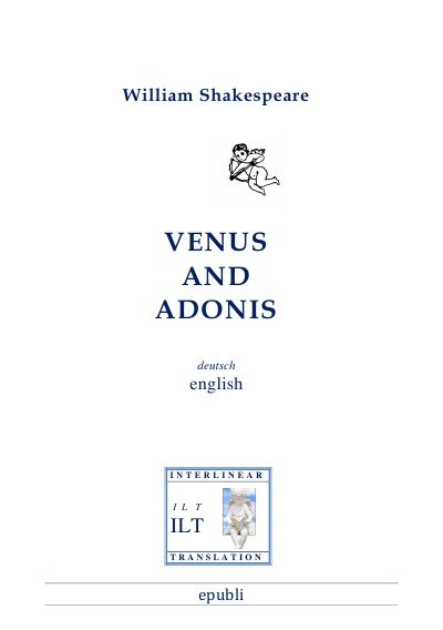 'Cover von Venus and Adonis'-Cover