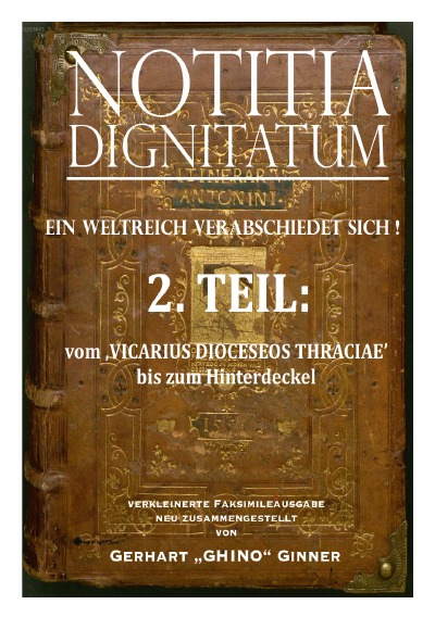'NOTITIA DIGNITATUM 2.Teil'-Cover