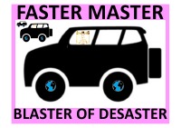 FASTER MASTER BLASTER OF DESASTER – ABGESANG AUF DAS AUTOMOBIL - ABGESANG AUF DAS AUTOMOBIL - Beat Shucker