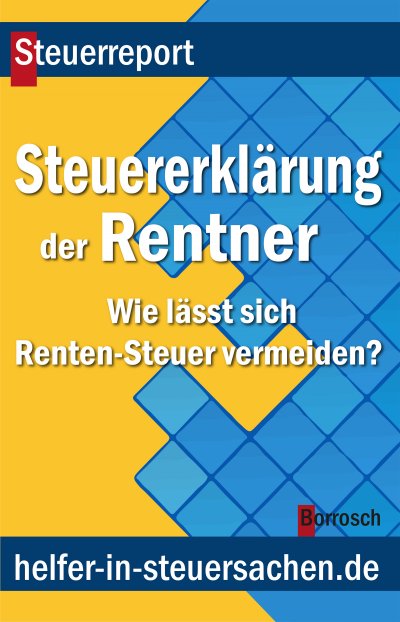 'Die Steuererklärung der Rentner'-Cover