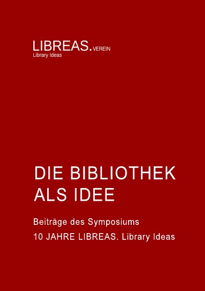 'Cover von Die Bibliothek als Idee'-Cover
