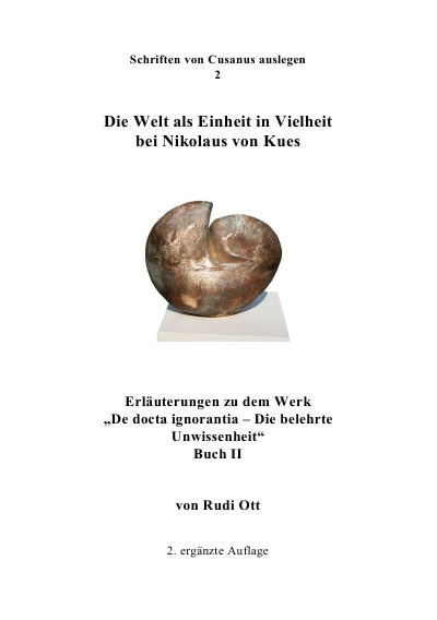 'Die Welt als Einheit in Vielheit bei Nikolaus von Kues'-Cover