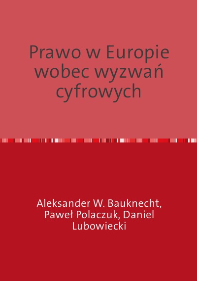 'Cover von Prawo w Europie wobec wyzwań cyfrowych'-Cover