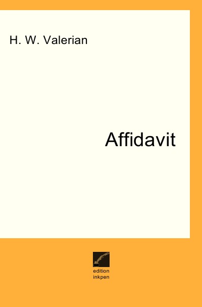 'Cover von Affidavit'-Cover