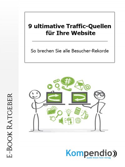 '9 ultimative Traffic-Quellen für Ihre Website'-Cover